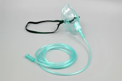 Medizinische einfache Einweg-Sauerstoffmaske für erwachsene Kinder und pädiatrische Sauerstoff-Gesichtsmaske