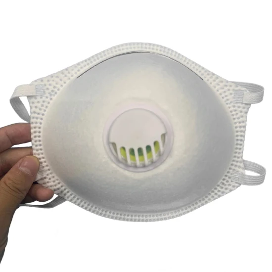 4-lagige FFP3-Gesichtsschutzmaske in Tassenform mit Ventil