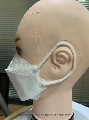 Großhandel Einweg-Gesichtsmaske in Fischform mit weicher, elastischer Gummi-Gesichtsmaske mit hoher Filterleistung und schützender, gefalteter Gesichtsmaske